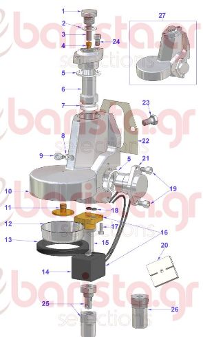 Vibiemme Replica 2 Group 2 Boiler Pid Grouphead Screw 6ma 