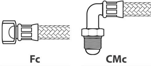 Flex Pipe Mm2300 With Elbow+Check Valve