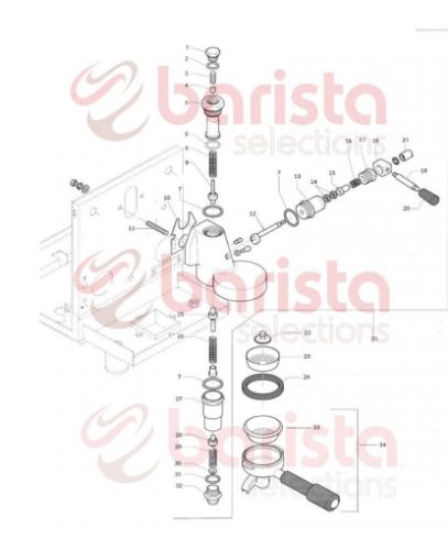 Gasket teflon 35x30x2