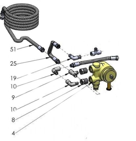 T-connector 1/8 MMF