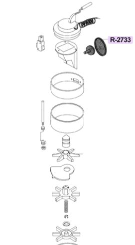 ROSSI GRINDER DOSER RUBBER COVER