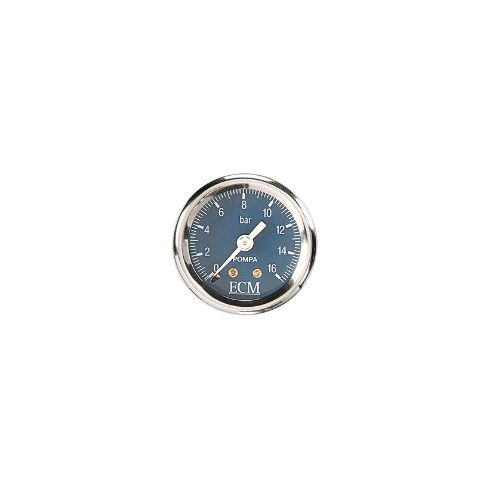 Pump pressure gauge blue o 40mm, 0-16bar